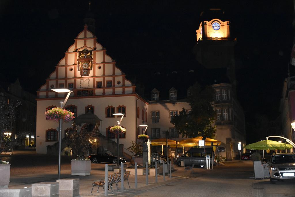 Hotel Garni Am Klostermarkt Plauen Buitenkant foto