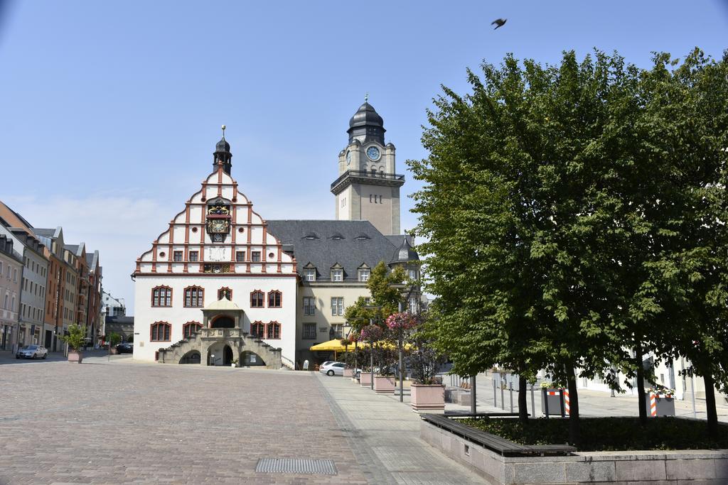 Hotel Garni Am Klostermarkt Plauen Buitenkant foto